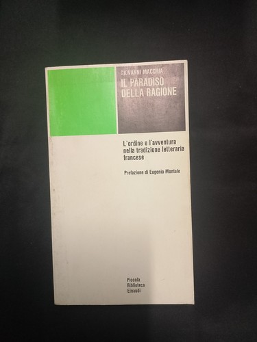 Giovanni macchia il paradiso - macchia,