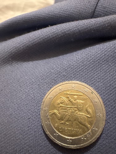 Moneta rara euro - rara, lietuva