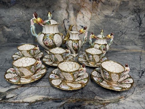 Set caffè vintage capodimonte
