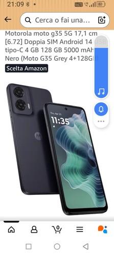 Cellulare motorola moto 35 - cellulare,