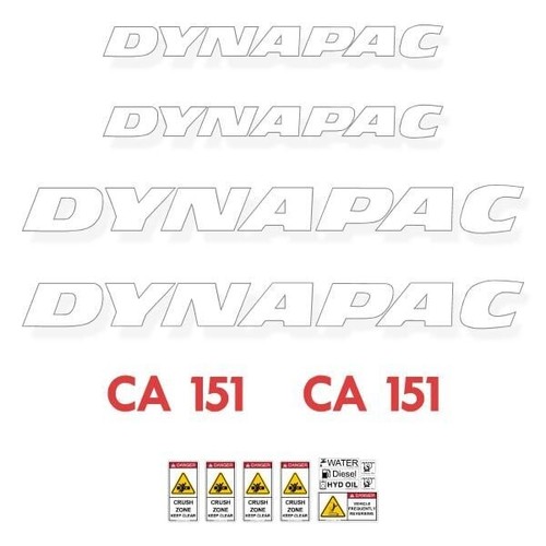 Dynapac ca151 kit decalcomanie - dynapac,