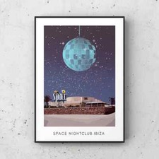 Stampa Space Ibiza, Space nightclub, poster nightclub Ibiza