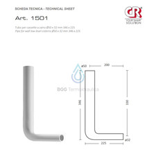 TUBO DI SCARICO PER CASSETTA