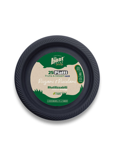 Piatti plastica nero - piatti,