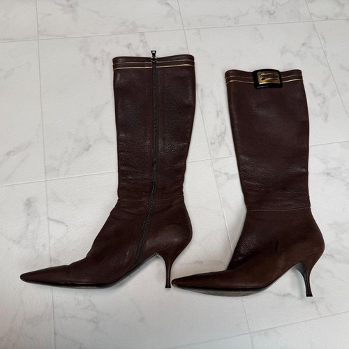 Prada stivali lunghi pelle