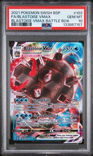 Blastoise vmax swsh103 battle - blastoise,
