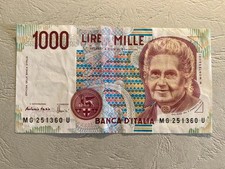 Banconote italiane lire - italiane,