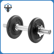Set manubri 2 5 10 kg manubrio kit palestra peso pesi + ferma dischi gym