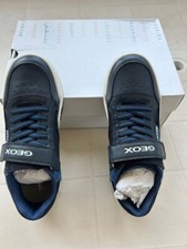 scarpe geox  con scatola nuove nnumero 35 blu con strecth in pelle