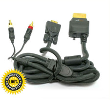 XBOX 360 CAVO VIDEO HD VGA OTTICA RCA audio video e cavo trecciato da 2,5 metri
