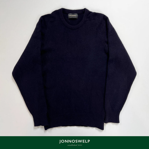 Maglione girocollo purdey blu - purdey,