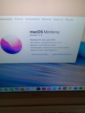 MacBook 13, A1342, 120GB SSD, Intel Core 2 Duo, 8 GB RAM Monterey