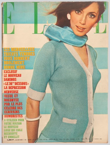 Elle french vintage magazine - french,