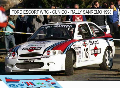 Ford escort wrc rally - 1/43,
