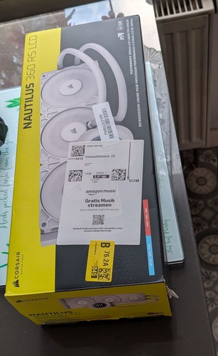 Corsair nautilus 360 - nautilus, lcd