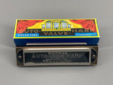 Hohner Valvola Auto Arpa Chiave di C Armonica Tono Organo con Scatola Rara Made in Germany