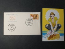 cartolina e busta con annullo