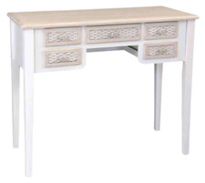 TAVOLO Consolle SCRIVANIA SCRITTOIO SHABBY CHIC Make Up TRUCCHI 90*40*H79