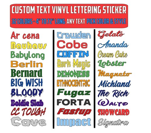 Adesivo decalcomania lettering - adesivo,