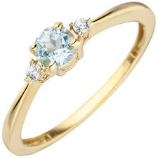 Anello In Oro Giallo 333 Con