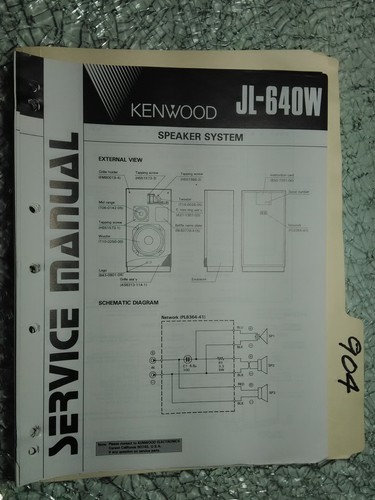 Kenwood 640w manuale di - kenwood,