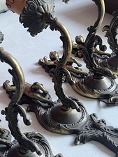 Applique in Bronzo con Putti Elettricità 