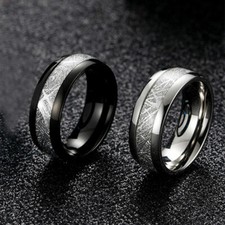 Anello Nero Per Ansia Titanio