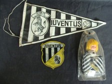 Bandierina Juventus 12 volte campione d'Italia + adesivo e profumo auto