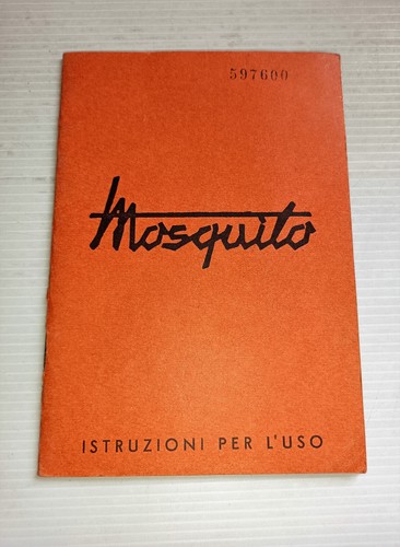 Libretto mosquito garelli - libretto, 38