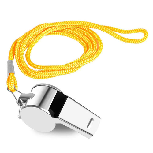 Fischietto metallo con - fischietto,
