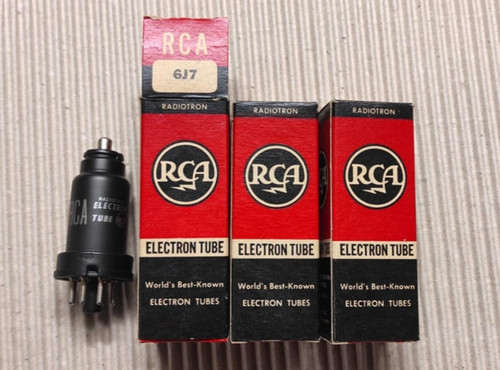 6j7 valvola rca - 6j7, nuova