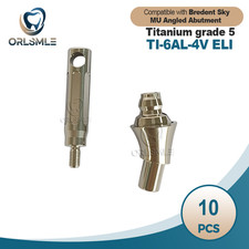 10 pezzi pilastro angolato multiunità in titanio adatto a Bredent Sky