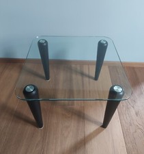 Tavolino da caffè di vetro 50x50x35
