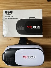 VISORE VR BOX 3D REALTÀ VIRTUALE VIDEO OCCHIALI PER SMARTPHONE IOS E ANDROID