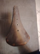vintage sellino saddle sella Brooks leather cuoio Anni 50 bici bike corsa road