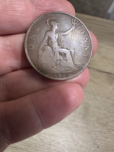 One penny 1920 - inghilterra, re