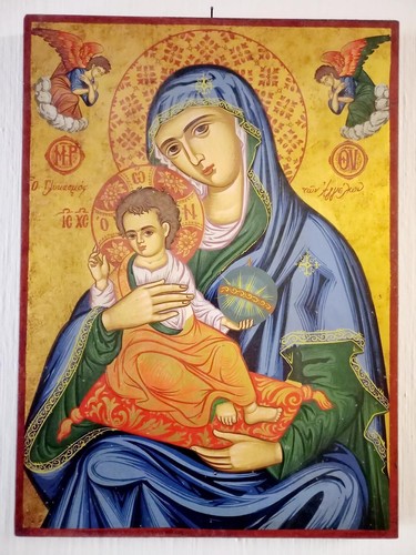 Icona sacra bizantina fatta - , a
