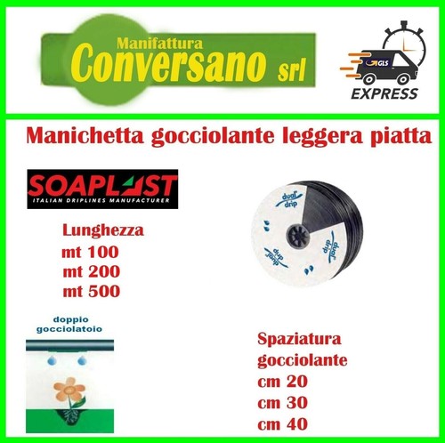 Manichetta gocciolante piatta - manichetta,