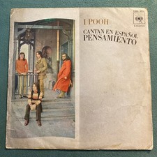 I Pooh – Cantan En Español Pensamiento  VINILE 7" 45 RPM SPAGNA 1972 CBS 8514