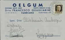 Cartolina Pubbl. "OELGUM"