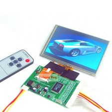 Modulo LCD TFT 5" Touch Screen + Scheda Guida 2AV/VGA 800x480 Punti 40Pin