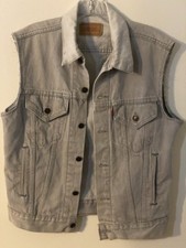Gilet camionista denim uomo