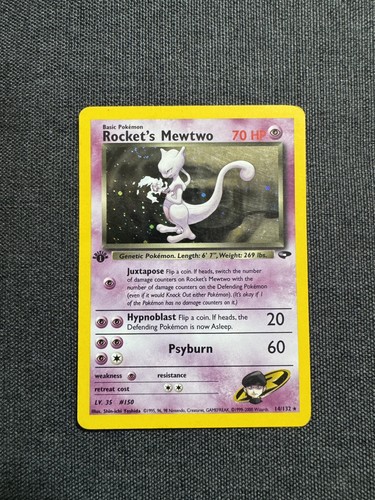 Pokémon tcg rockets mewtwo - pokémon,