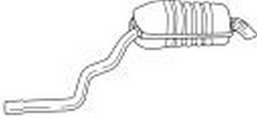 163 silenziatore posteriore - 163,