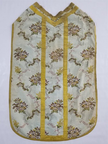 Antique 19thc french silk - french,
