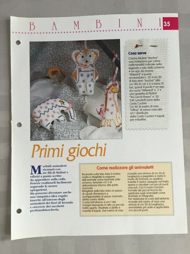 Schema punto croce bambini - schema,