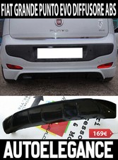 SPOILER SOTTO PARAURTI POSTERIORE IN ABS DIFFUSORE PER FIAT PUNTO EVO