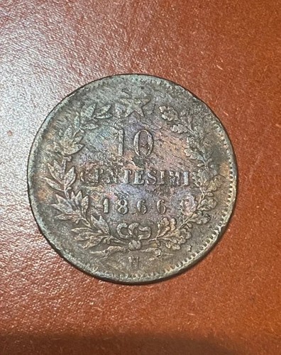 Moneta centesimi 1866 - 10,