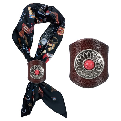 Anello per sciarpa con - , fiocco