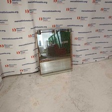 Specchio Vintage da Bagno Tris Luci Orientabili Italia Design Anni 60